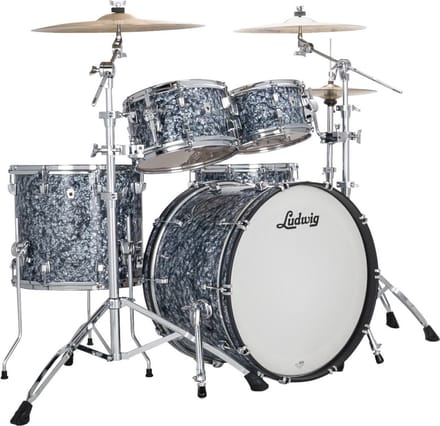 Ludwig Neusonic Shell Set MOD2 A8 Ebony Pearl - Drum ketel set