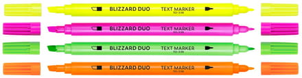 Toma Blizzard Duo dubbelzijdige markers - 4 kleuren