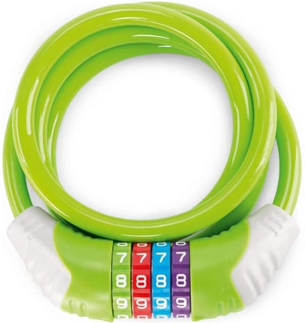 Veiligheids kabelslot Puky groen