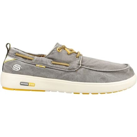 Dockers heren mocassin canvas grijs