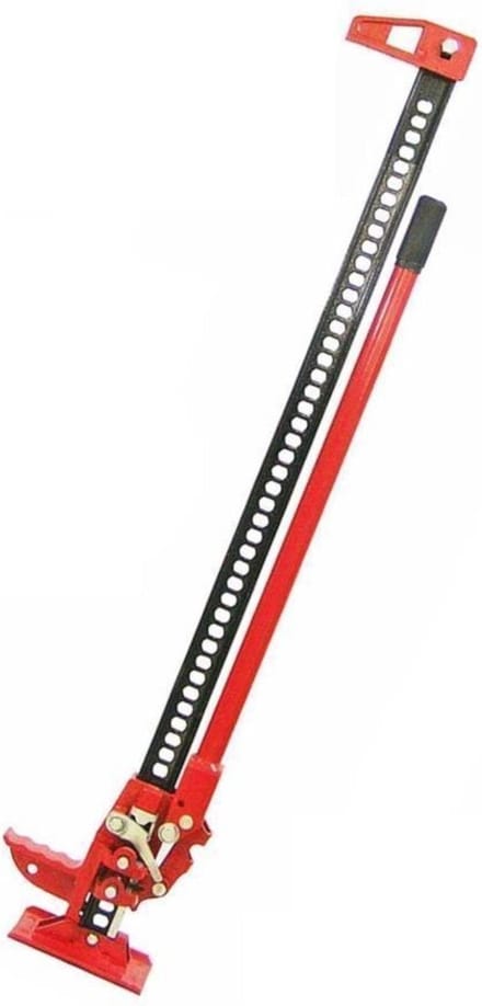 Benson Krachtige handkrik - 3 ton - vrijloopfunctie - 120 cm - robuust ontwerp
