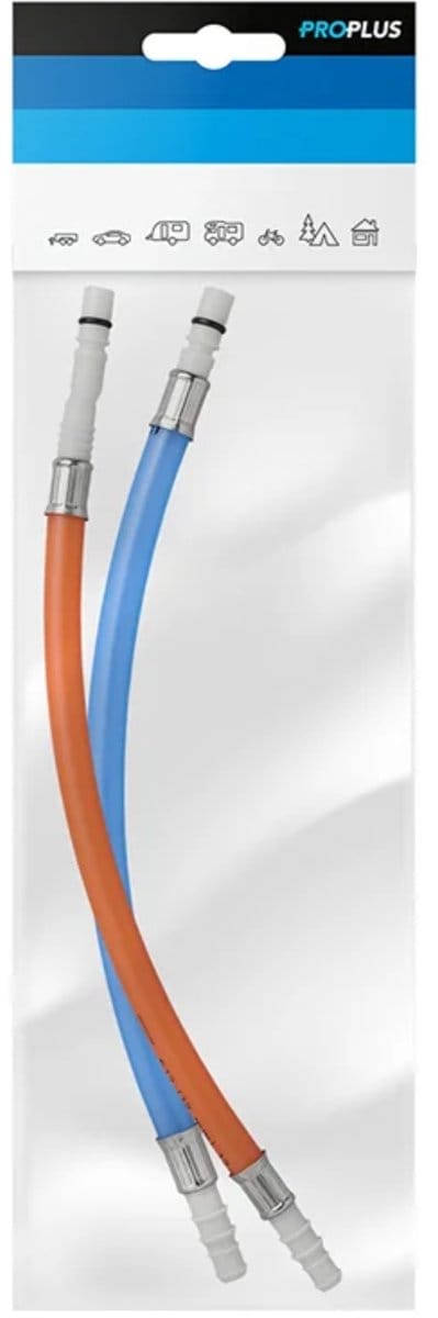ProPlus Flexibele slangaansluiting 25 cm - Rood & Blauw - Z-Tule Blister