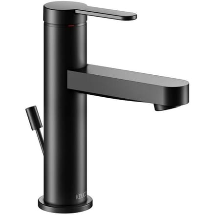 Keuco IXMO Flat Black Selection single lever basin mixer 100, with pop-up waste 59502373000