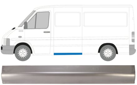 Plaatwerkdeel zijpaneel voor Volkswagen LT 1996-2005 / Links