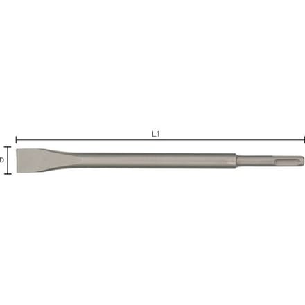 Labor SDS-plus platte beitel 20x250mm