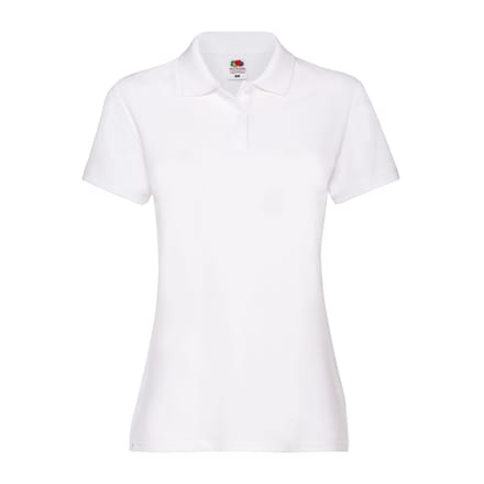 Fruit of the Loom Dames/Dames Premium 170 Poloshirt (Wit)