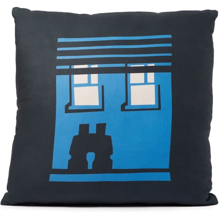 Hitchcock Rear Window Silhouette Vierkante Kussen - 50x50cm - Soft Touch
