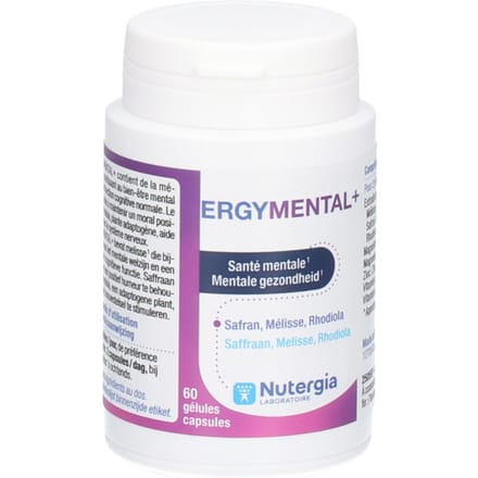 Nutergia Ergymental+ 60 Gélules