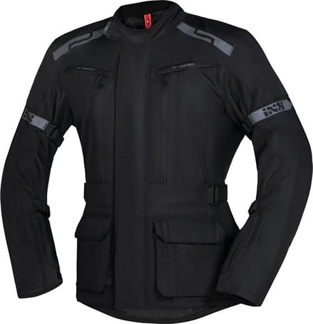 IXS Evans-ST 2.0 Waterdichte Touring Zwart Textiele Motorjas - Jas