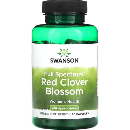 Volledig Spectrum Rode Klaver Bloemen, 430Mg, 90 Capsules