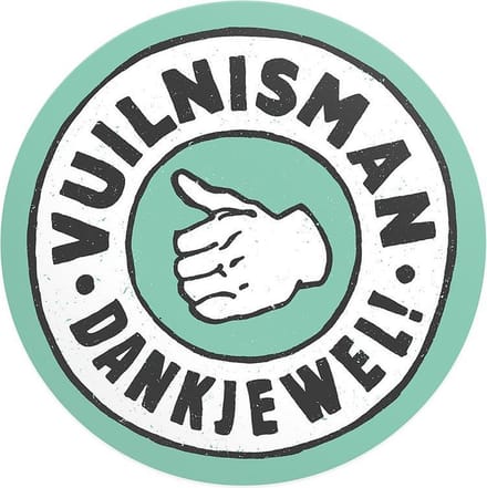 Kliko sticker - Vuilnisman dankjewel!