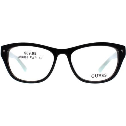 Guess GU2452 BKBL zwart blauw brilmontuur