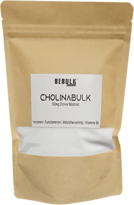 Mineralen - CholinaBulk - Choline Poeder - BeBulk Nutrition - 1000g Neutraal