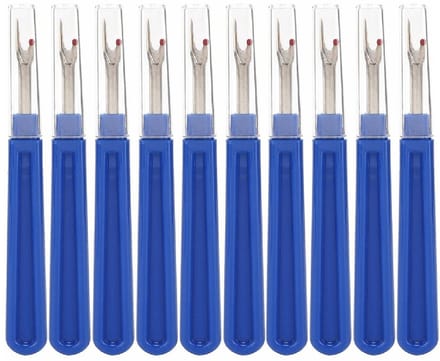 Fako Bijoux - 10x Tornmes XL Blauw - Tornmesje - Extra Scherp - Groot Model - 14cm - Blauw - 10 Stuks