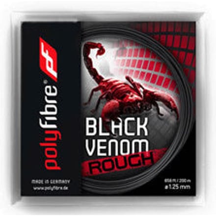 Polyfibre Venom Rough Set Snaren 12,2m-Zwart