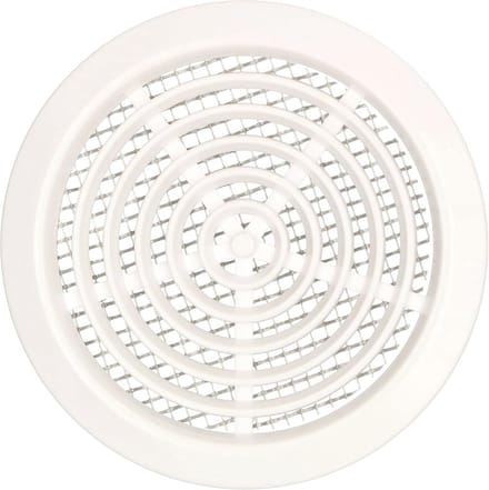 Ventilatierooster rond 80 mm met insectenhor