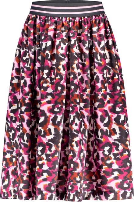 Meisjes midi rok - Something leo AOP