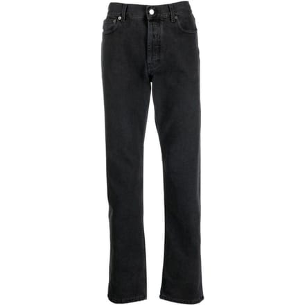 Ambush Zwarte Katoenen Slim Fit Jeans