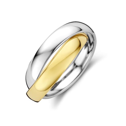 14K bicolor gouden ring - 4209188