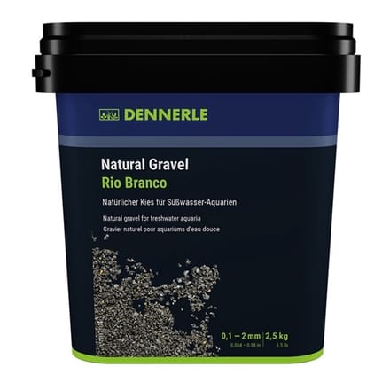 Dennerle Natural Gramavel Rio Branco 0,1-2MM - 2,5KG