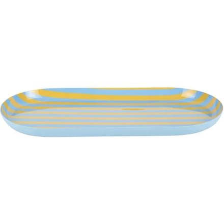 Present Time Dienblad Animado Oval Large - Goudgeel - 38x18x2.5cm - Modern