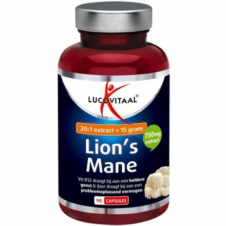 Lucovitaal Lion's Mane 90 capsules