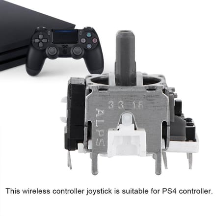 Ensemble de 5 pièces Module de capteur analogique de joystick de manette 3D de remplacement pour PS4 gray