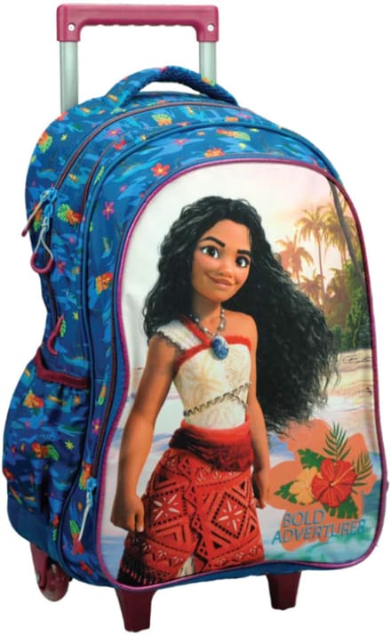 Disney Vaiana Bold Adventurer Wheeled schooltas, 46 cm tas