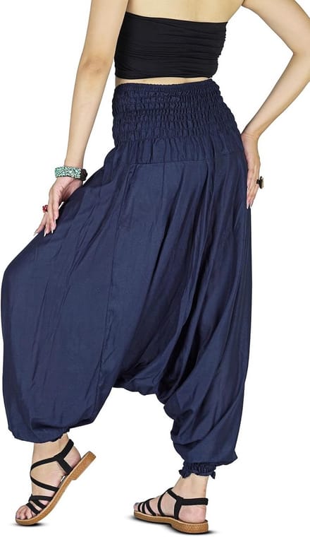 Dames Harembroek Jumpsuit Bohemien Losse Strand Yogabroek