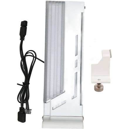 Support Vertical pour GPU 5V 3PIN ARGB RGB Éclairage Métal Curseur Petite Interface 4 broches Ordinateur white