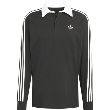 regular fit rugbyshirt van puur katoen