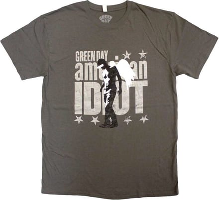 Green Day - Am Idiot Angel Heren T-shirt - S - Grijs