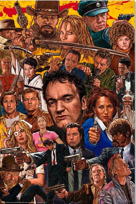 Pulp Fiction poster - Tarantino - Reservoir Dogs - Django Unchained - Kill Bill - 61 x 91.5 cm