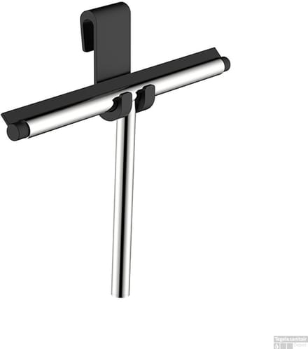 Wiesbaden Alonzo raamwisser met flexibele glashaak chroom