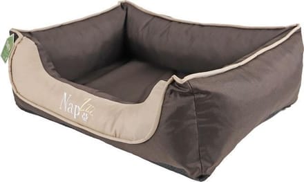 NapZZZ hondenmand waterproof Divan Bruin/Beige 80 x 60 cm