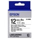 Epson LK-4WBB papier tape zwart op wit 12mm (origineel)