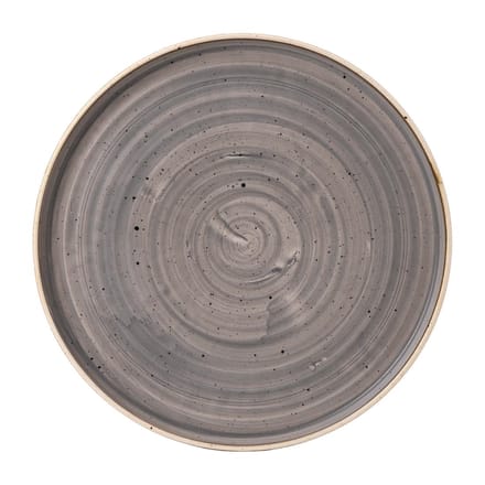 Churchill Stonecast Grey Bord Met Opstaande Rand 16cm (6 stuks)
