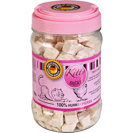 Kitty Beat Kip - Kattensnack - 120 gram - Pure