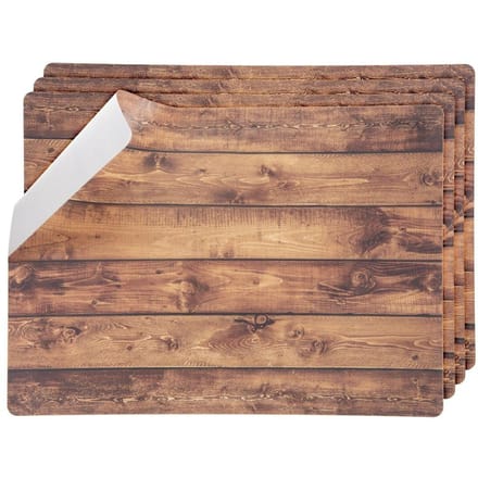 Placemats Rechthoekig 43x30 cm 4 stuks - Placemat voor Eettafel - Onderlegger