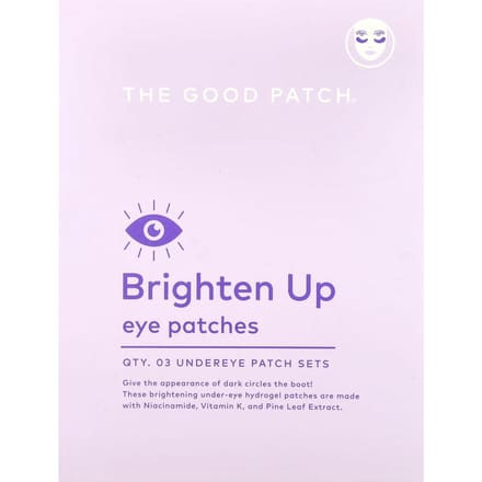 The Good Patch, patch pour les yeux éclaircissant, lot de 3 patchs white