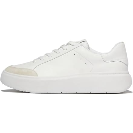 FitFlop Rtg Leather/Suede Sneakers Dames Sneakers - Urban Wit