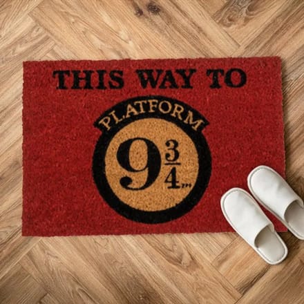 Harry Potter Deurmat Platform 9 3/4 – 40x60 cm – Antislip – Officieel Fanartikel