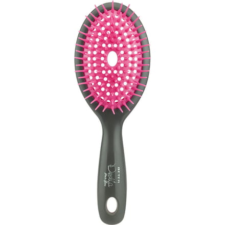 Deslía Hair Flow Kleine Ovale Borstel #fuchsia