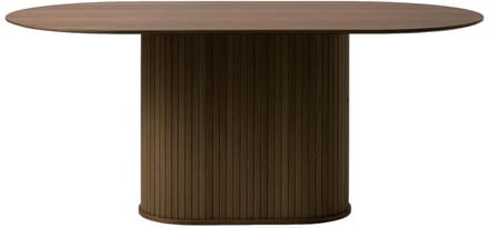 Nordic Home - Kelly ovale eettafel 95x180 cm - donkerbruin