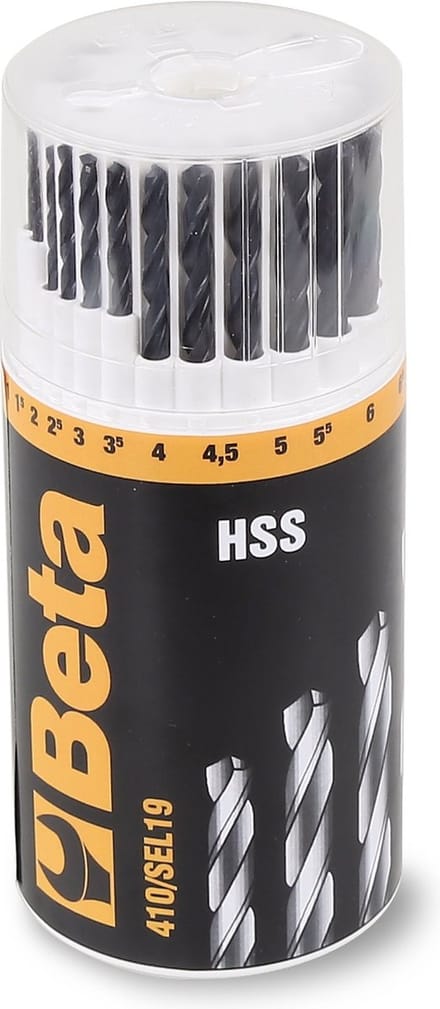 Beta 19-delige HSS metaalborenset - 1-10mm - Inclusief koker - Voor diverse materialen