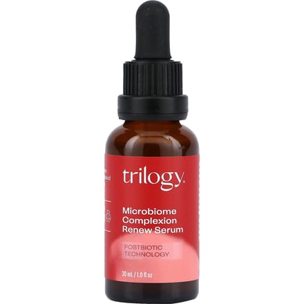 Trilogy, Microbiome Complexion Renew Serum, 1 fl oz (30 ml) black