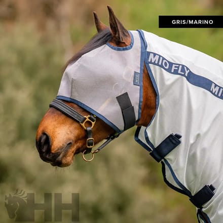 Vliegendek voor paard zonder oren Mio