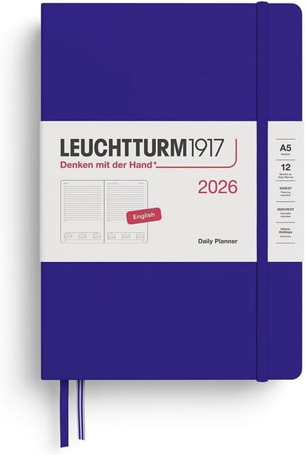 Dagkalender 2026 Medium A5 Hardcover - Dagindeling met Ruimte voor Planning & Notities