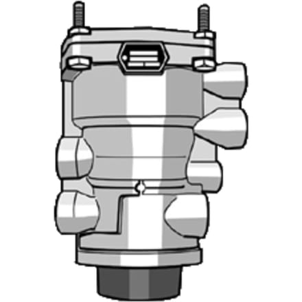 Stuurklep, aanhanger KNORR-BREMSE AC 597B