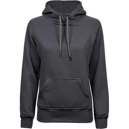 Tee Jays - Hooded Sweatshirt dames - Dark Grey (Solid) maat L
